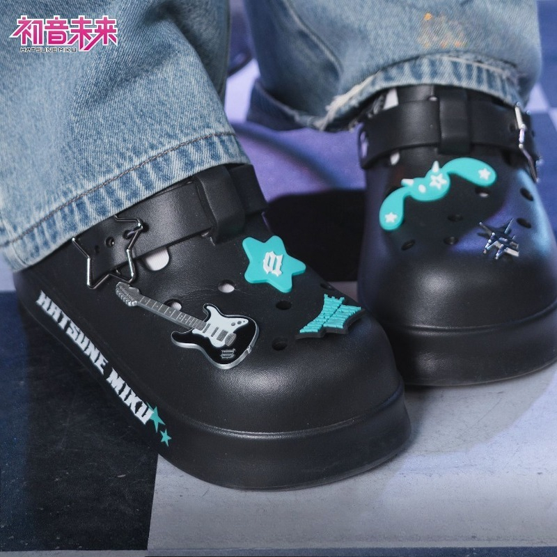 Japan Summer Festival Clothing - Hatsune Miku Rock Future Sandal Musim