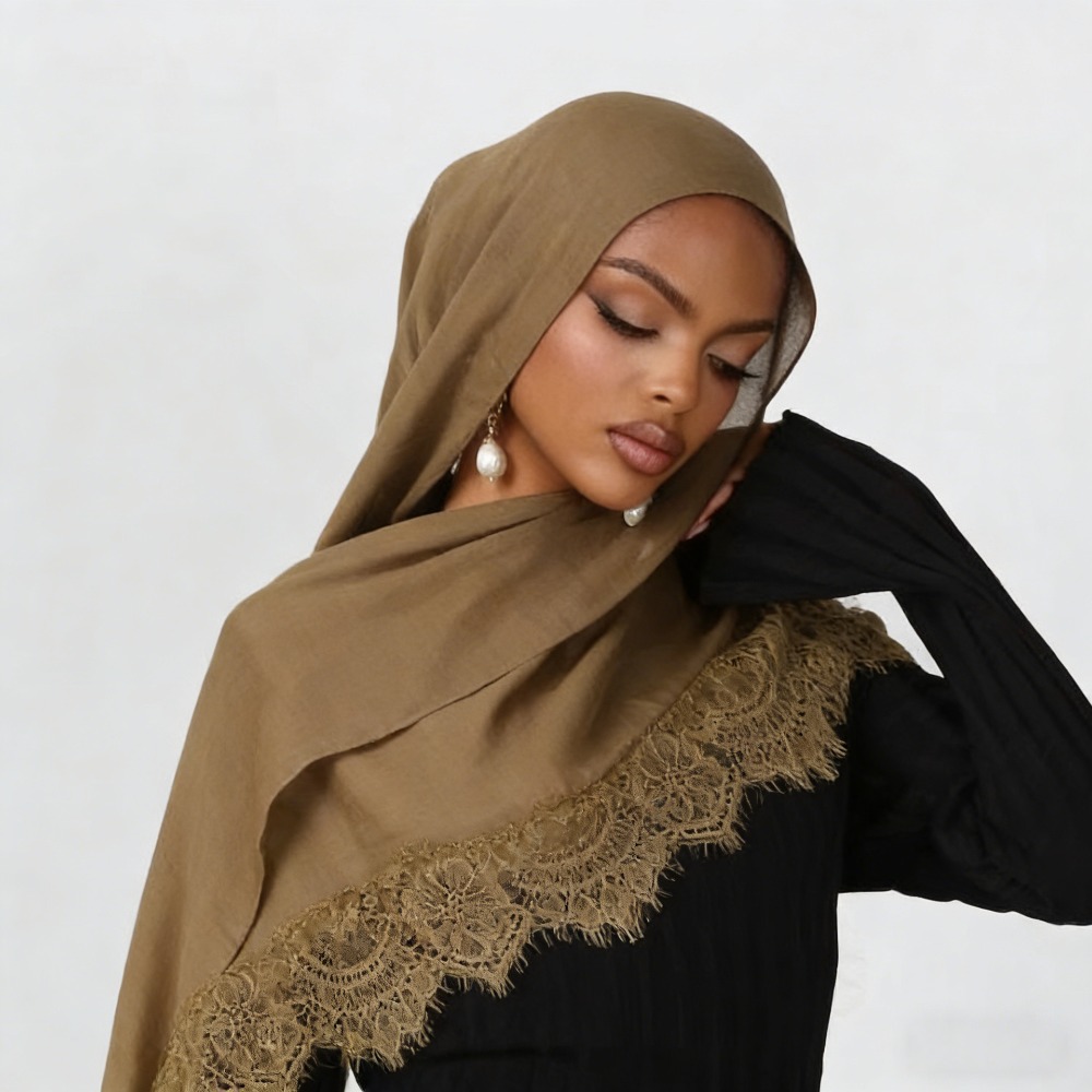 Summer Clothing Hijab - Hijab Pashmina Rayon Katun Baru dengan