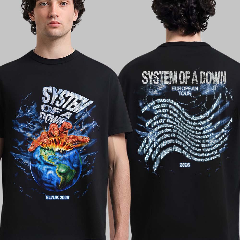 Summer Clothing Women Uk - Kaos System of A Down European