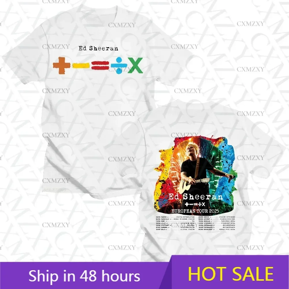Summer Clothing Gif - Kaos Ed Sheeran European Tour Pakaian
