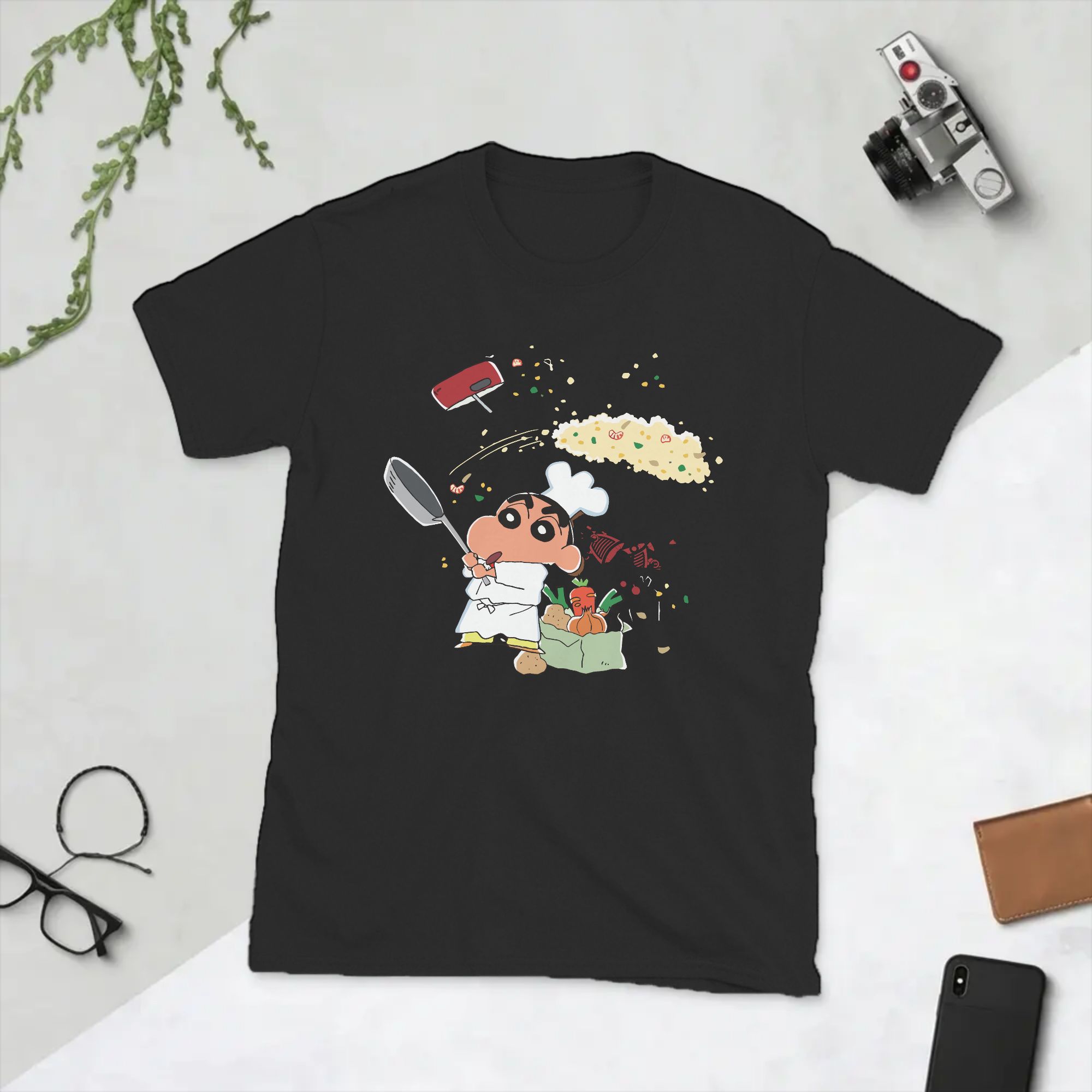 Summer Clothing Ideas - Kaos Pria Crayon Shin-Chan Anime Lucu