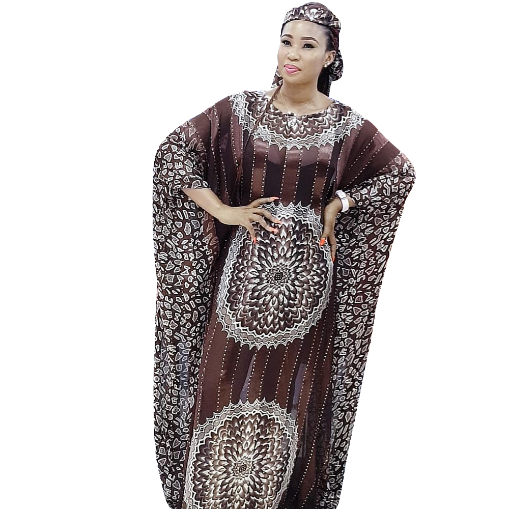 Summer Clothing Women Uk - Dashikiage gaun Afrika untuk wanita motif