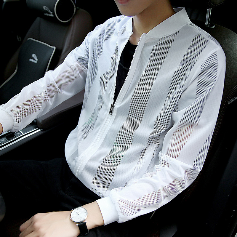Summer Clothing Men 2025 - Pakaian Tabir Surya Jaring Pria Baru