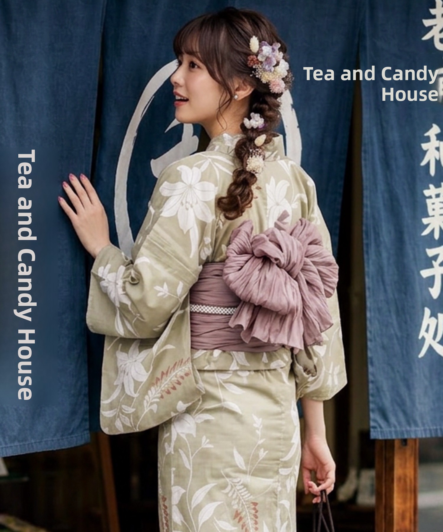 Summer Clothing Girl - Gaun Yukata Kimono Tradisional Bahan Katun