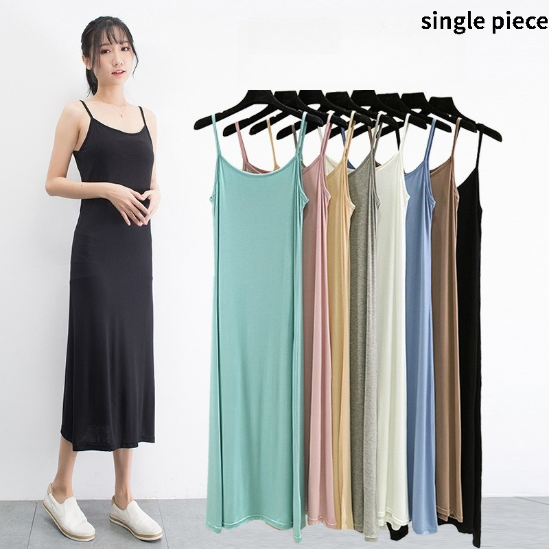 Summer Clothing Styles - Gaun Vest Modal untuk Wanita, Pakaian