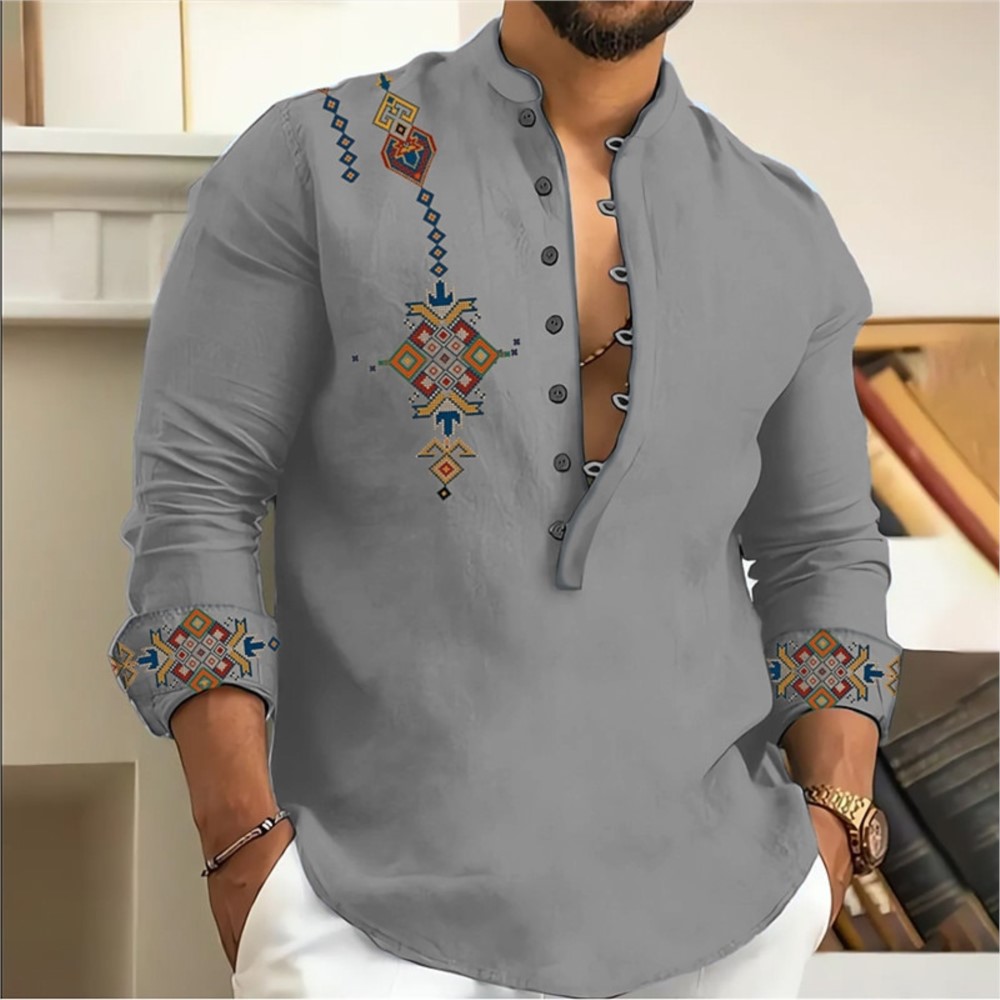 Summer Clothing Men 2025 - Kemeja Hawaii Pria Musim Panas 2025
