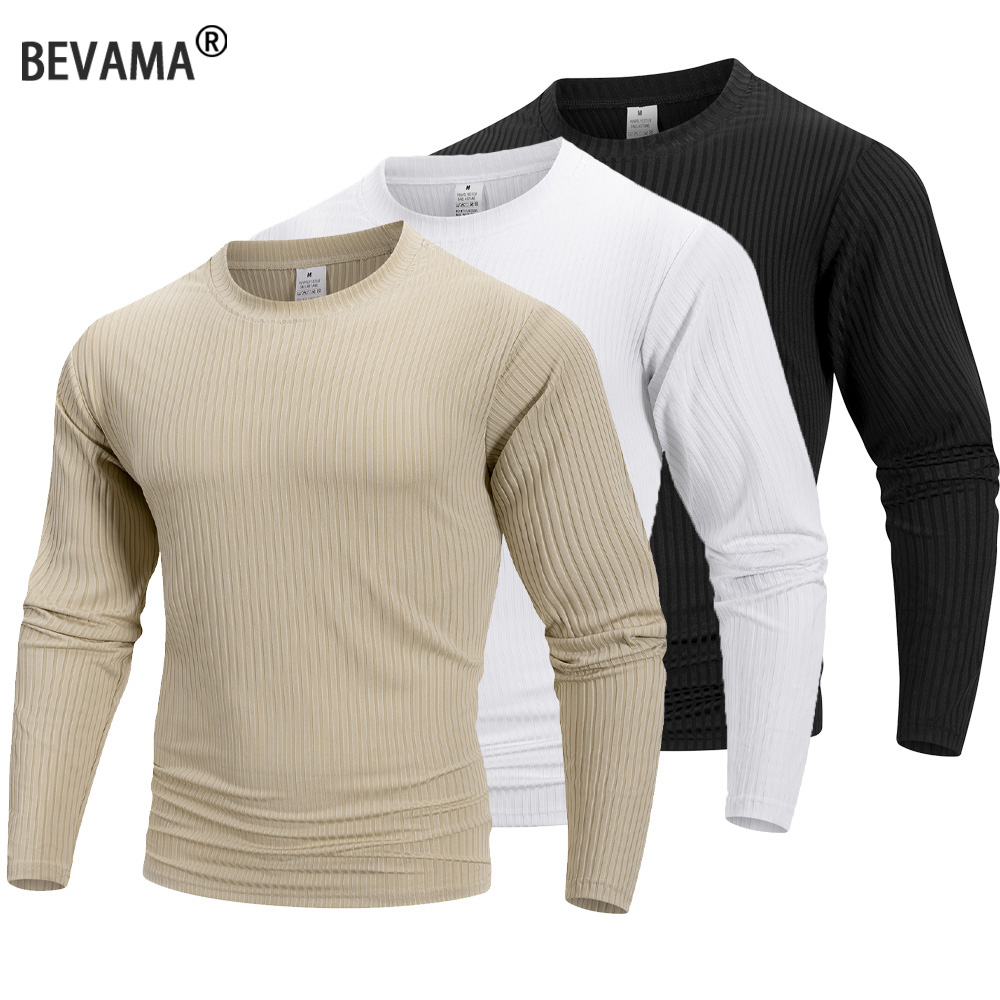 Summer Knit Clothing - Atasan Lengan Panjang Pria Musim Semi