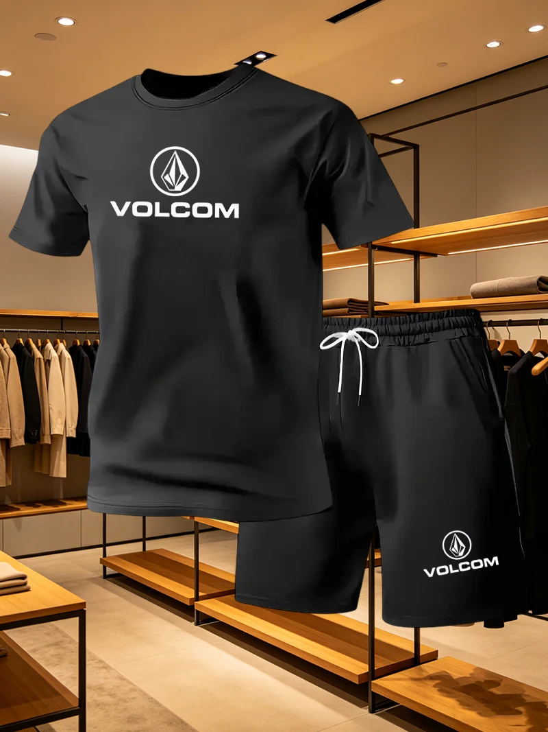 Summer Quotes - VOLCOM 2026 Setelan Kasual Pria Baru,