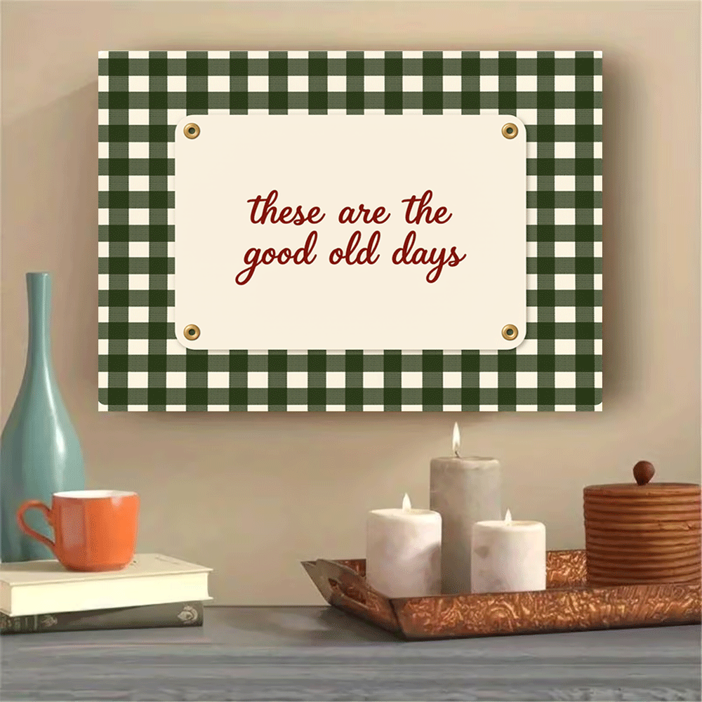 Summer Quotes - 1 Buah-Poster Kanvas Seni Dinding Kotak-kotak
