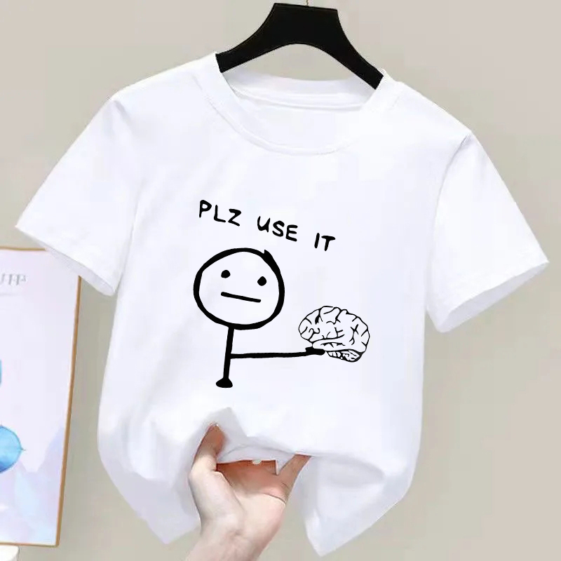 Summer Clothing Drop - Kaos Lucu Humoris 'PLZ USE IT'