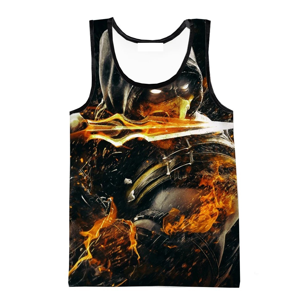 Mortal Kombat Game Tank Top Ce - Summer Games Clothing ulasan dan harga