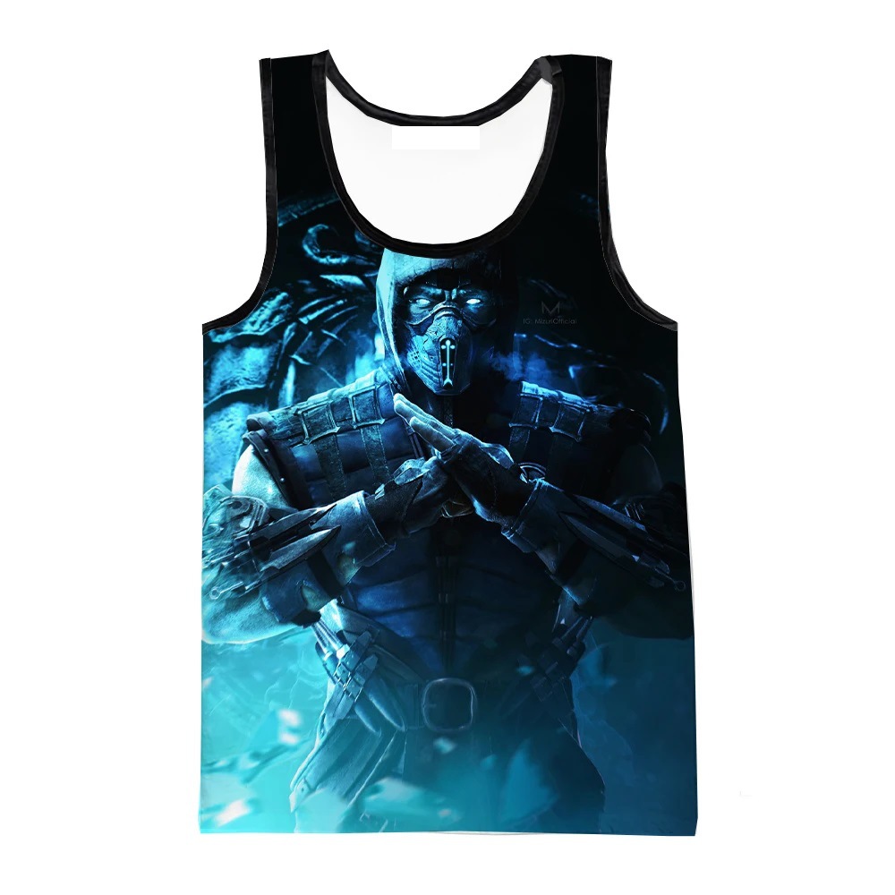 Mortal Kombat Game Tank Top Ce - Summer Games Clothing ulasan dan harga