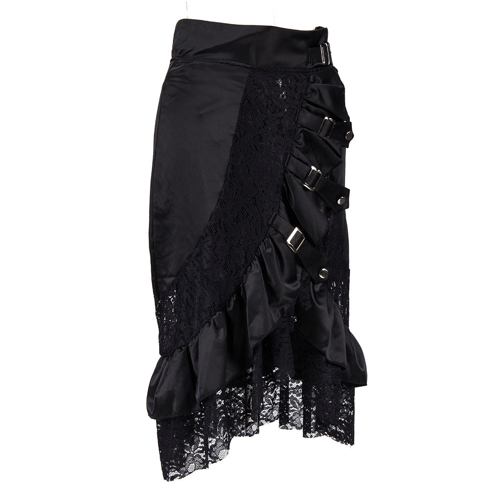 Victorian Black Satin & Renda  - Summer Clothing Drop ulasan dan harga