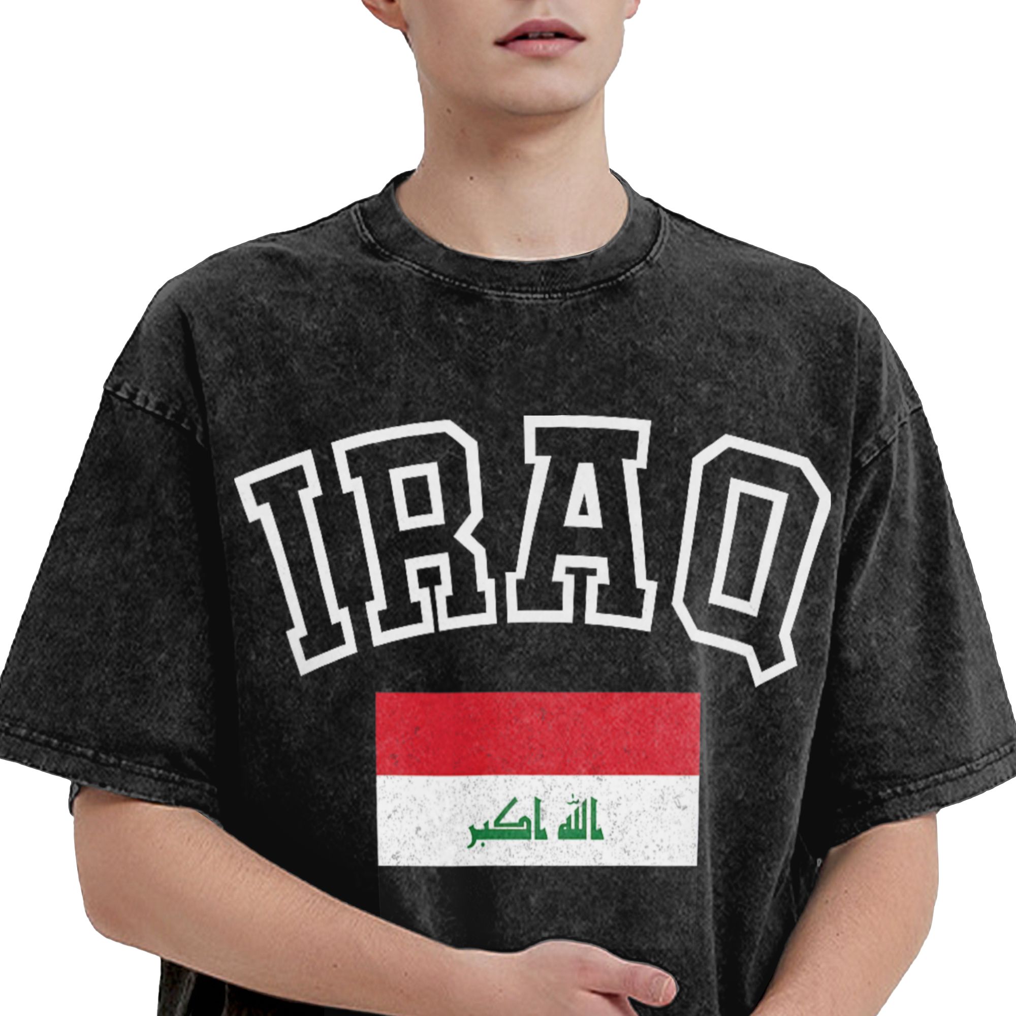 Kaos Pria Retro Bendera Irak,  - Summer Clothing Ideas ulasan dan harga
