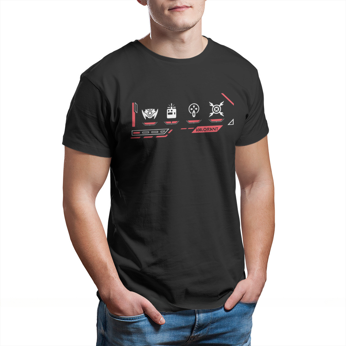 RAZE kaus untuk pria Valorant  - Summer Games Clothing ulasan dan harga