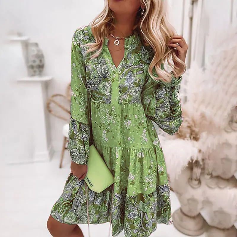 Gaun motif Floral kasual untuk - Summer Clothing Zara ulasan dan harga