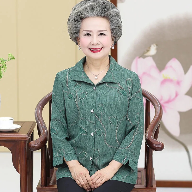 Atasan Kemeja Lengan Tengah Wa - Summer Clothing Old Money ulasan dan harga