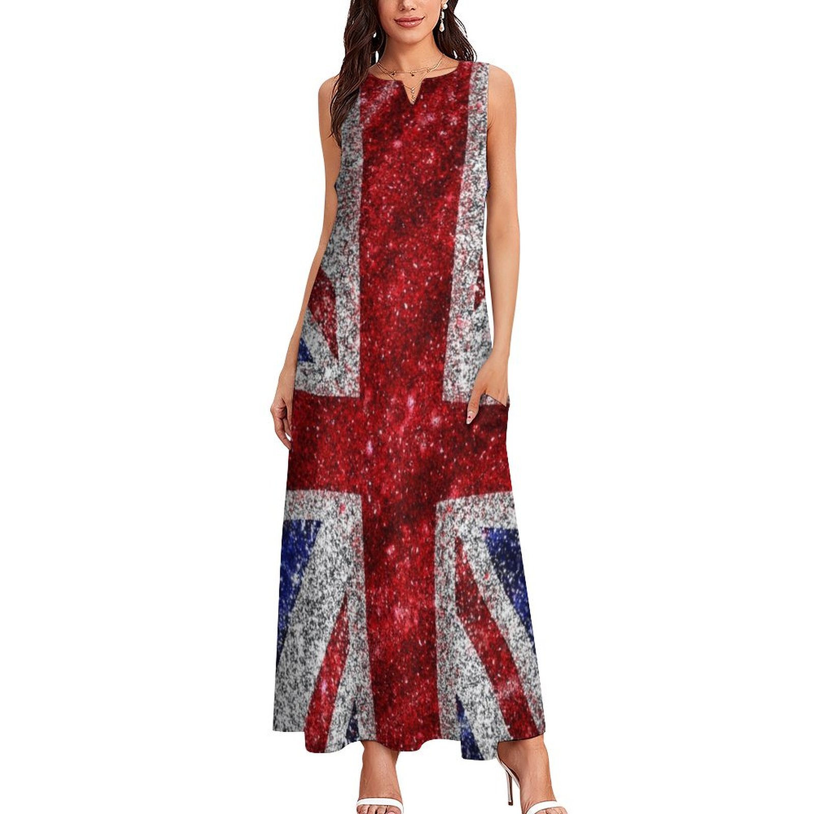 Gaun panjang payet Glitter ben - Summer Clothing Women Uk ulasan dan harga