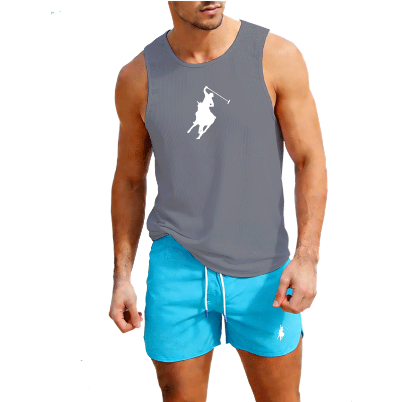Set Rompi dan Celana Pendek Mu - Summer Knit Clothing ulasan dan harga