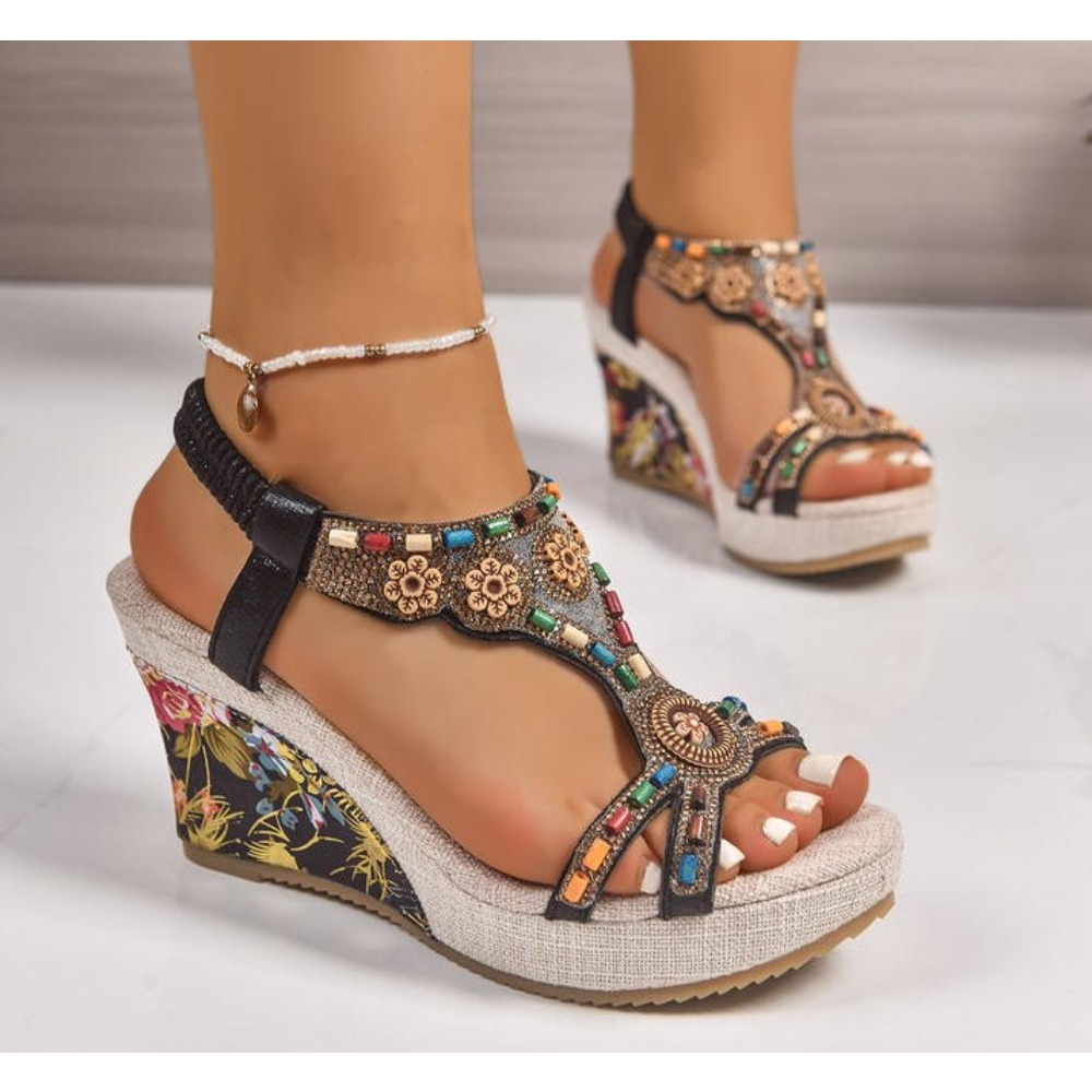 Sandal Wanita Kulit Musim Pana - Summer Clothing Stores ulasan dan harga