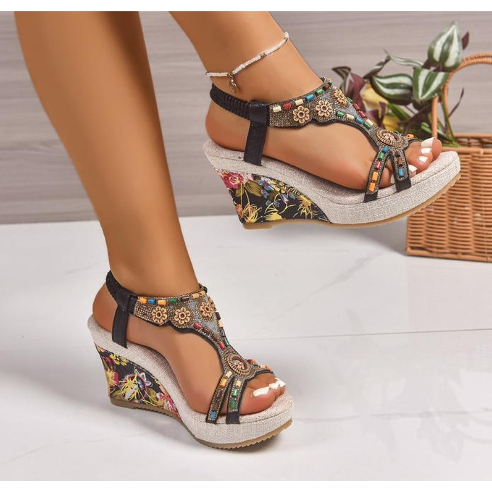 Sandal Wanita Kulit Musim Pana - Summer Clothing Stores ulasan dan harga