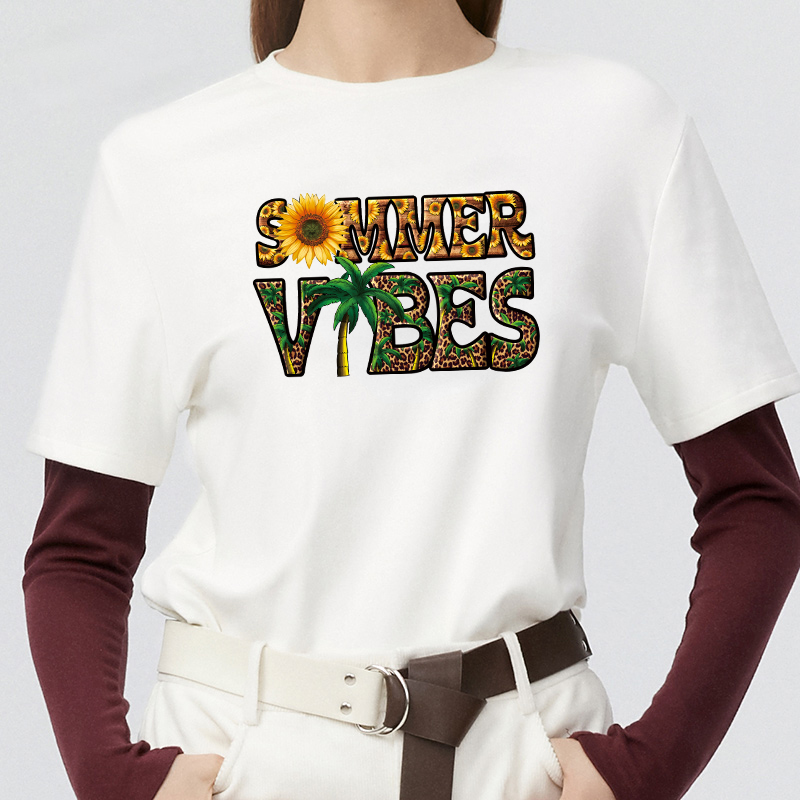 Musim panas Vibes besi Pada Pa - Summer Clothing Vibes ulasan dan harga