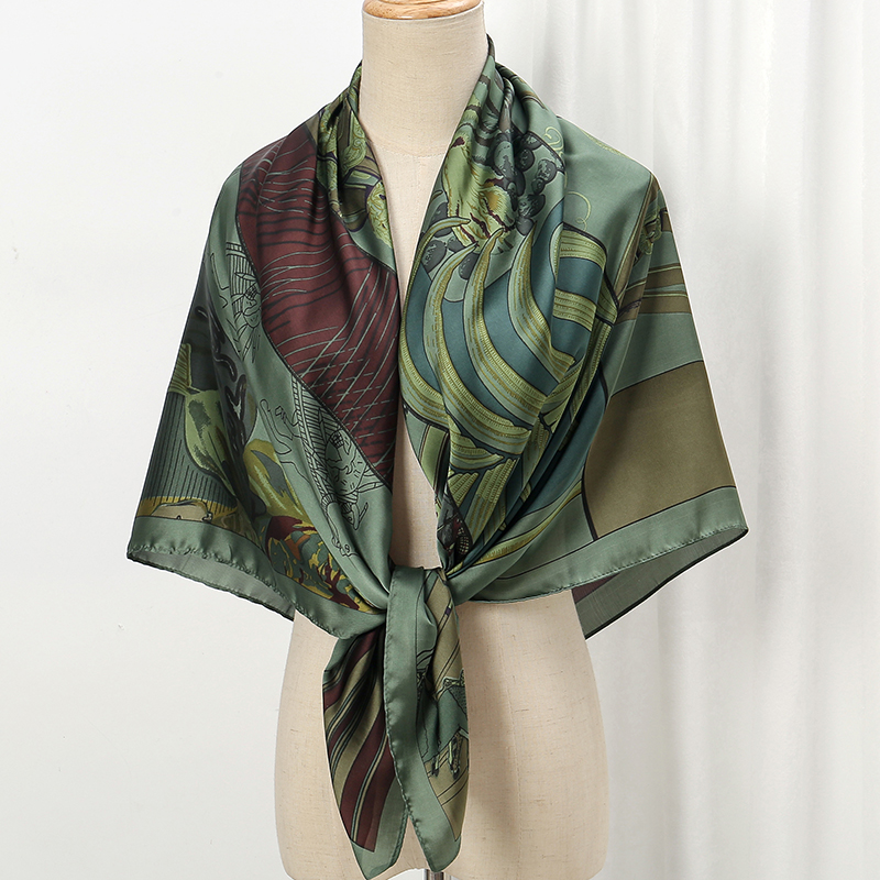 Selendang Sutra Besar 110cm un - Summer Clothing Hijab ulasan dan harga