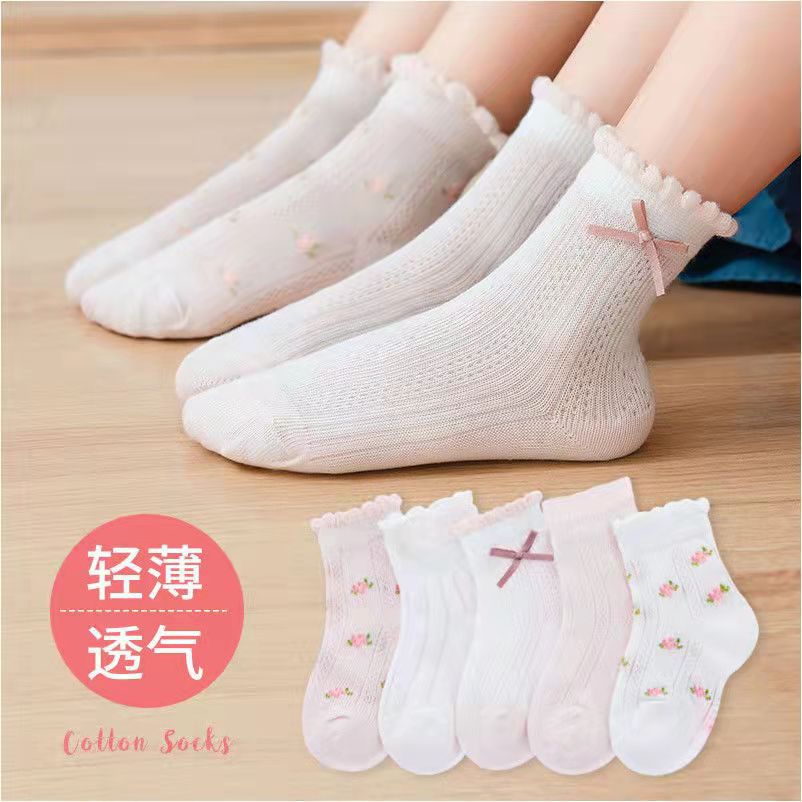 Kaus Kaki Anak Perempuan Pola  - Summer Clothing Baby Girl ulasan dan harga