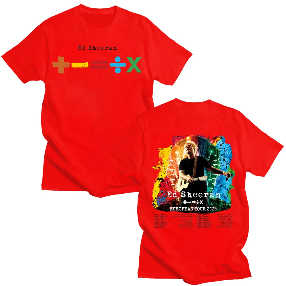 Ed Sheeran Tur Eropa 2025 T-sh - Summer Clothing Gif ulasan dan harga