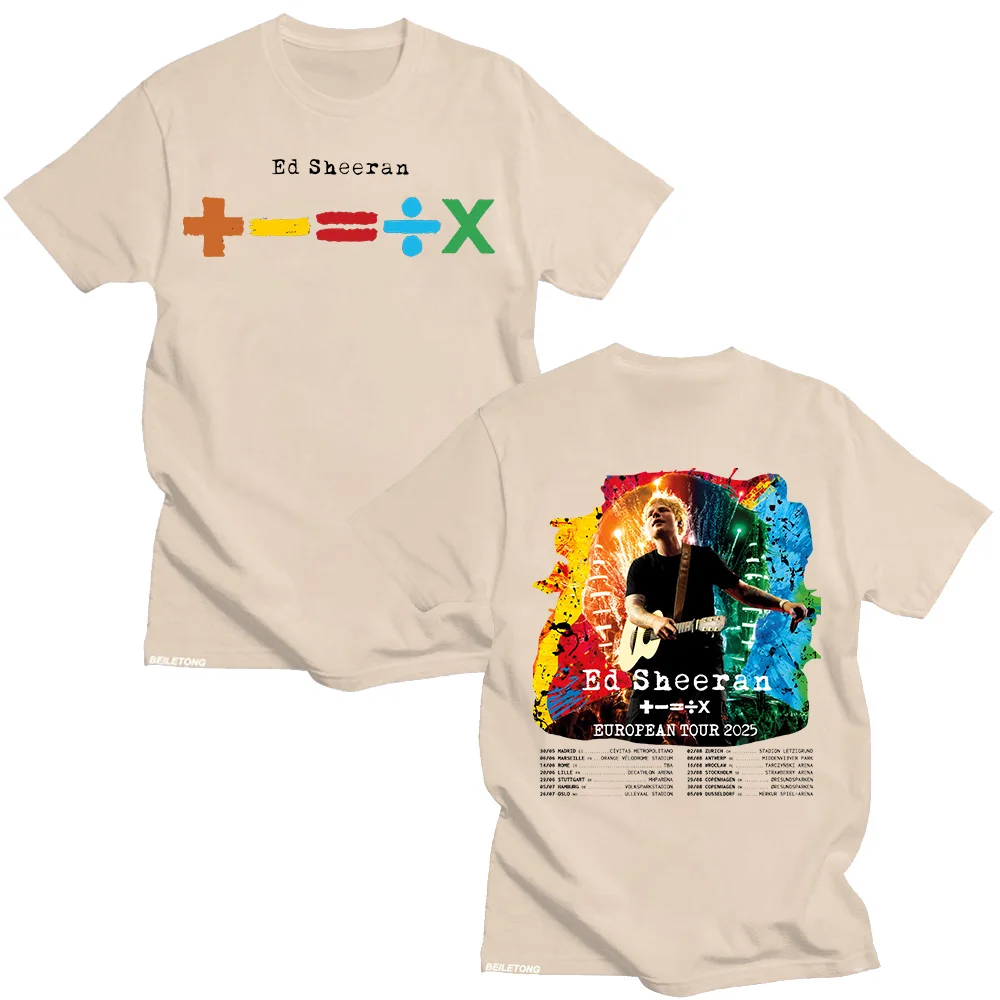 Ed Sheeran Tur Eropa 2025 T-sh - Summer Clothing Gif ulasan dan harga