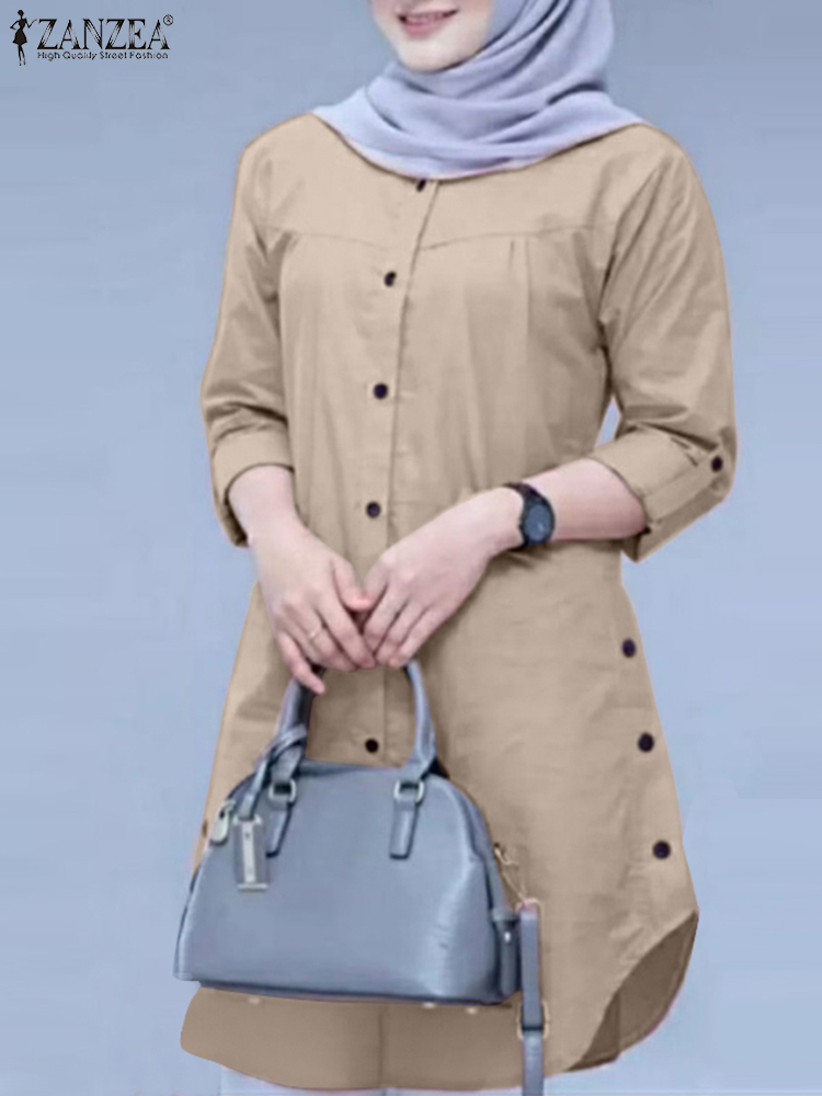 2026 ZANZEA Kemeja Musim Semi  - Summer Clothing Hijab ulasan dan harga
