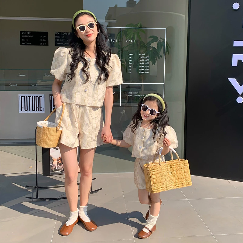 Setelan pakaian ibu dan anak p - Summer Clothing Baby Girl ulasan dan harga