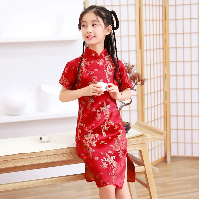 Gaun Cheongsam Anak Musim Pana - Summer Clothing Baby Girl ulasan dan harga