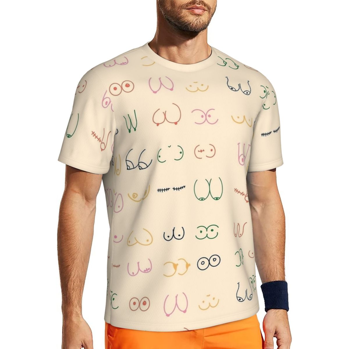 Kaos Olahraga Pria Kaos Sketsa - Summer Clothing Ideas ulasan dan harga