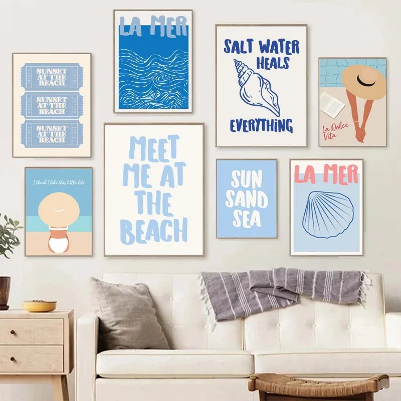 1 Buah Poster Tanpa Bingkai Se - Summer Quotes ulasan dan harga