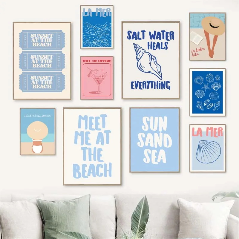 1 Buah Poster Tanpa Bingkai Se - Summer Quotes ulasan dan harga