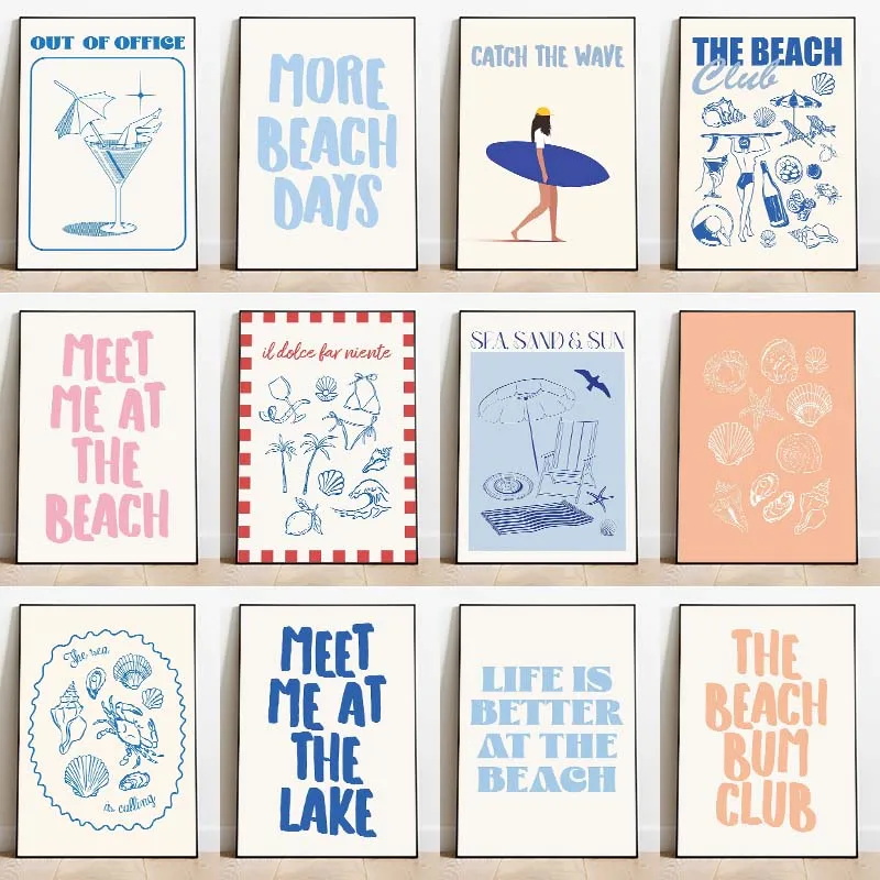 1 Buah Poster Tanpa Bingkai Se - Summer Quotes ulasan dan harga