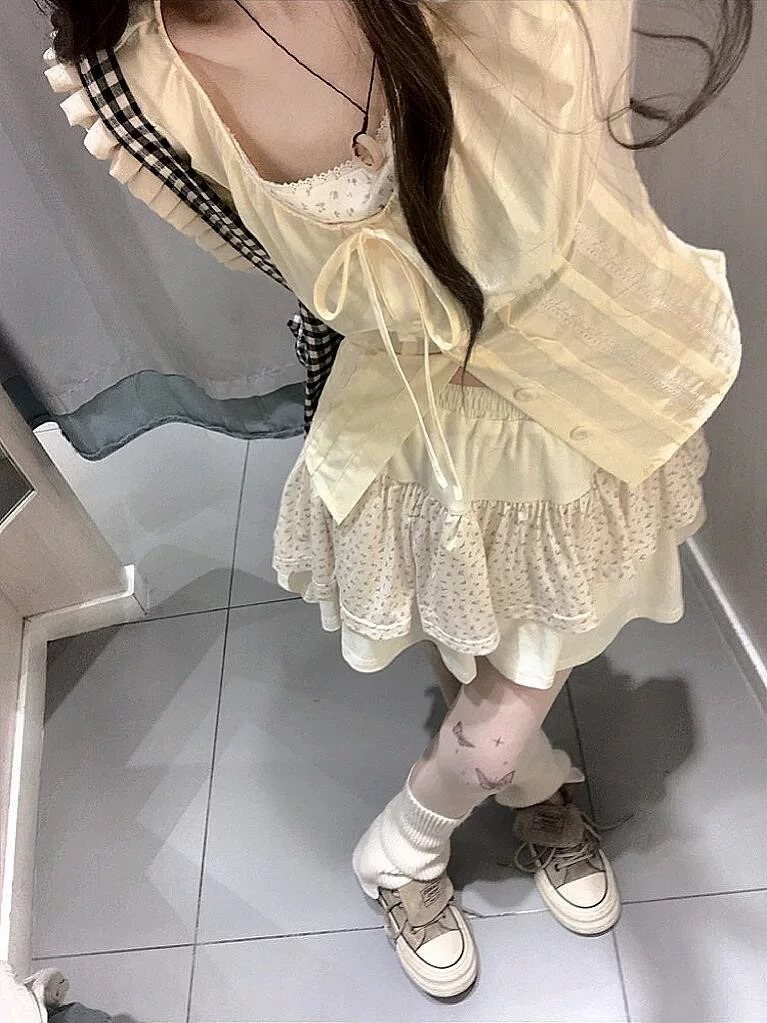 Set Baju Dua Potong Motif Bung - Summer Clothing Old Money ulasan dan harga