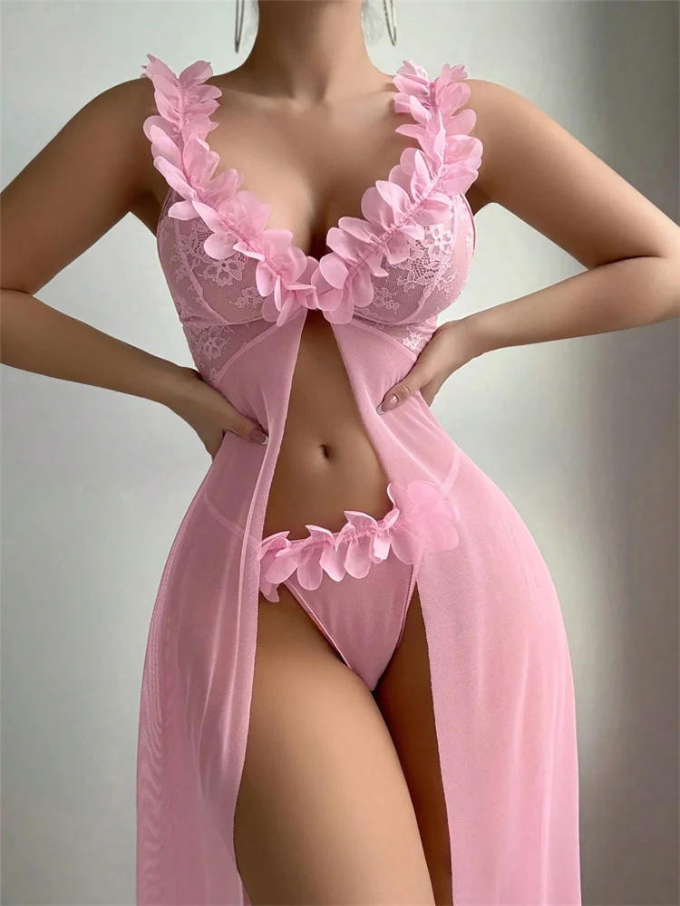 Gaun Tidur Seksi Motif Bunga P - Summer Clothing Styles ulasan dan harga