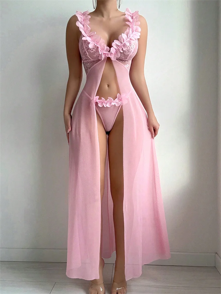 Gaun Tidur Seksi Motif Bunga P - Summer Clothing Styles ulasan dan harga