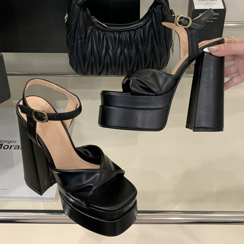 Sandal Gladiator Wanita Wedges - Summer Clothing Stores ulasan dan harga