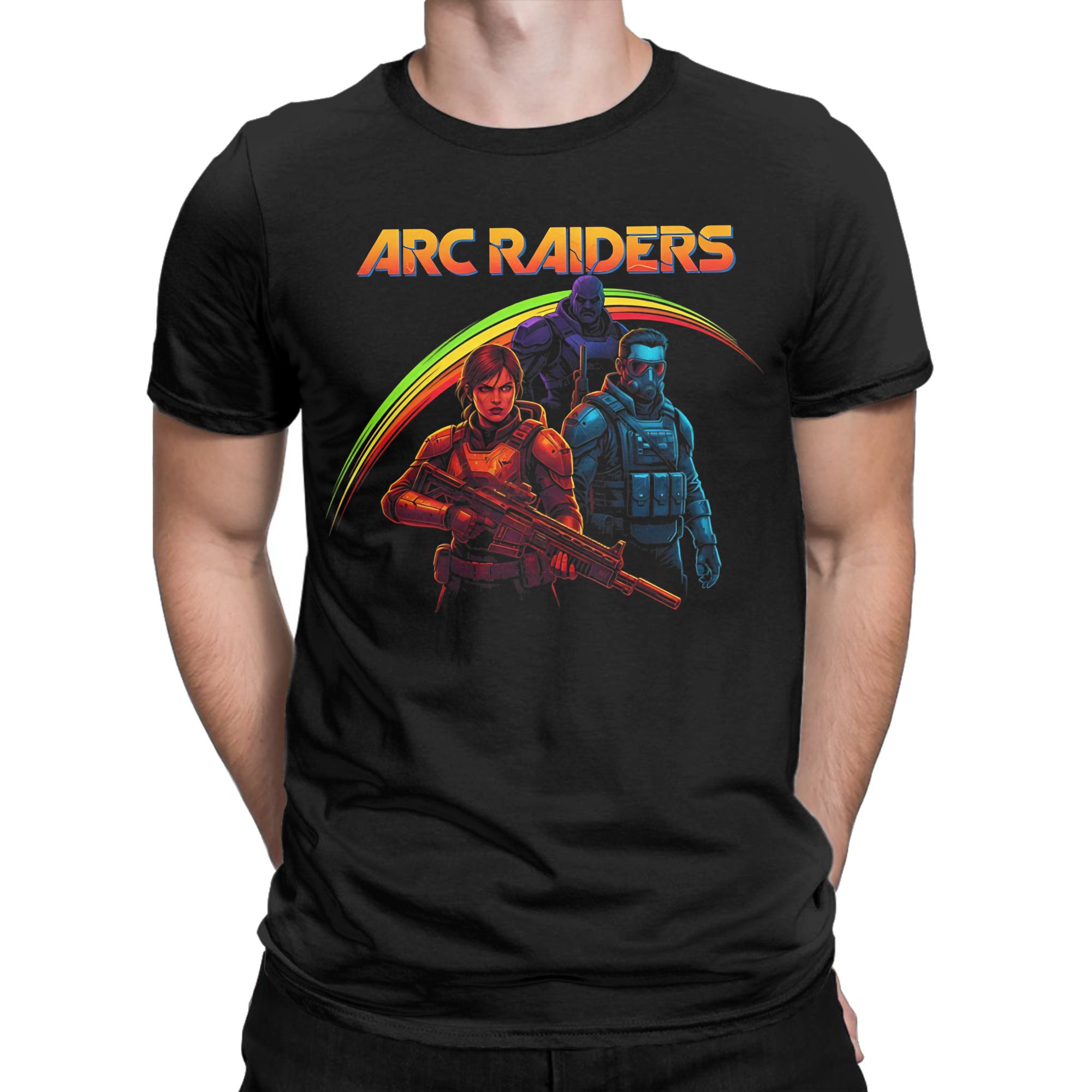 Kaos Katun Murni Arc Raiders G - Summer Games Clothing ulasan dan harga