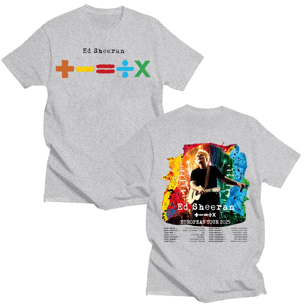 Kaus Ed Sheeran Tur Eropa 2026 - Summer Clothing Gif ulasan dan harga